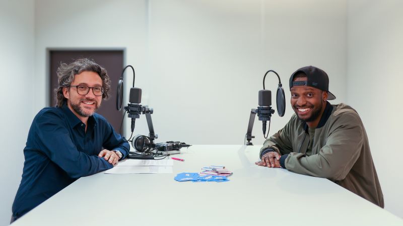 Podcast studio bild