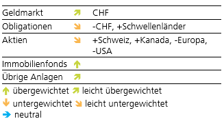 grafik aktuelle anlagestrategie