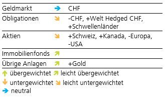 grafik aktuelle anlagestrategie