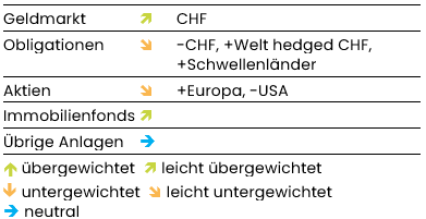 grafik aktuelle anlagestrategie