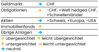grafik aktuelle anlagestrategie