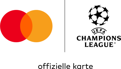 offizielles Logo der Mastercard und UEFA Champions League